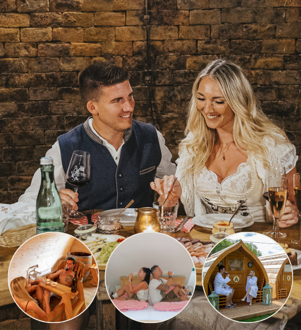 Kurzurlaub im Ferienhaus für 8 mit Winzerabend + Romantik-Wellness