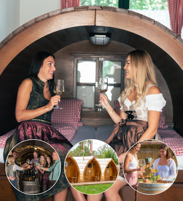 Mädls-Auszeit im Weinfass Deluxe + Wellness