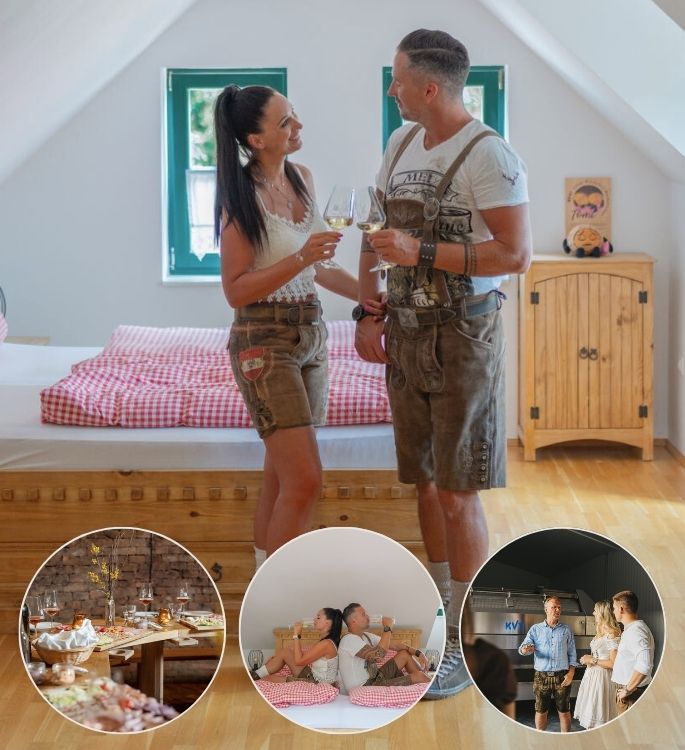 Kurzurlaub im Ferienhaus für 8 mit Winzerabend